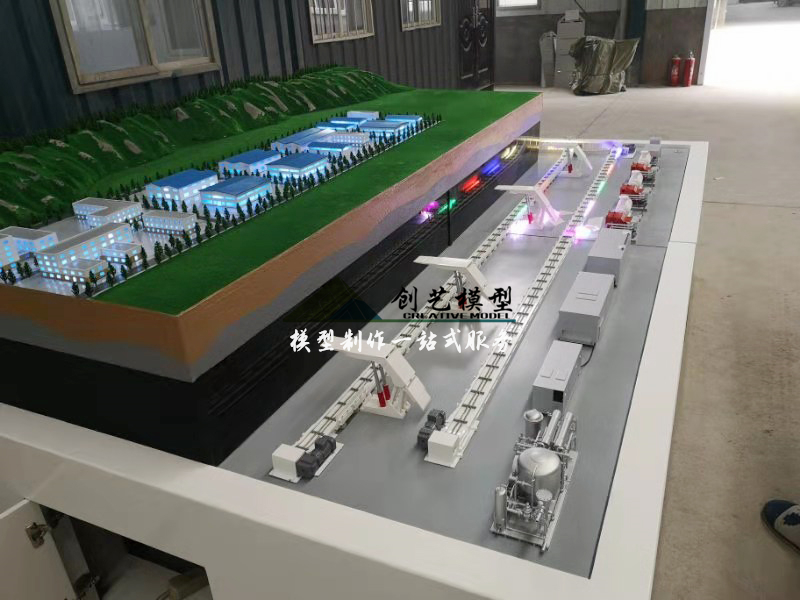 煤礦智能開(kāi)采工藝沙盤模型