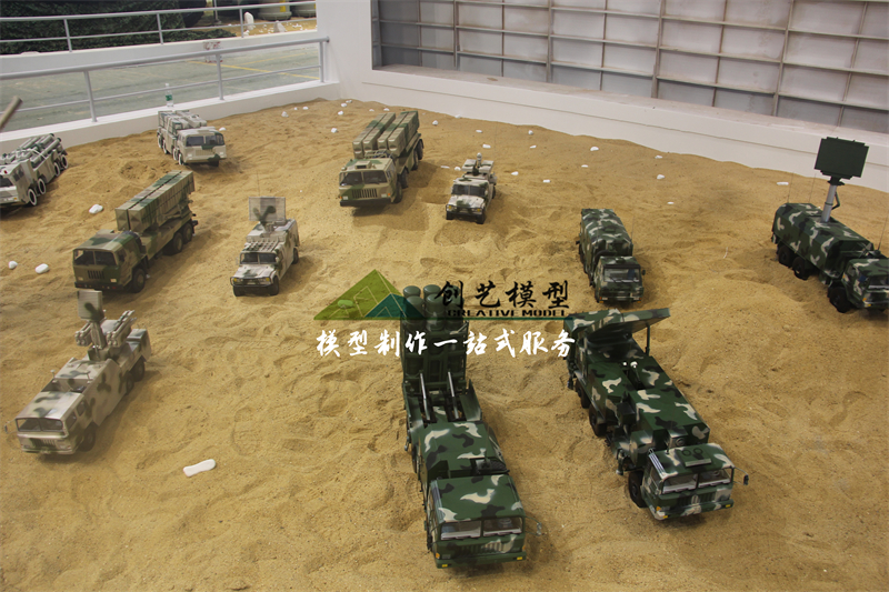 裝甲車(chē)導(dǎo)彈車(chē)演示沙盤(pán)