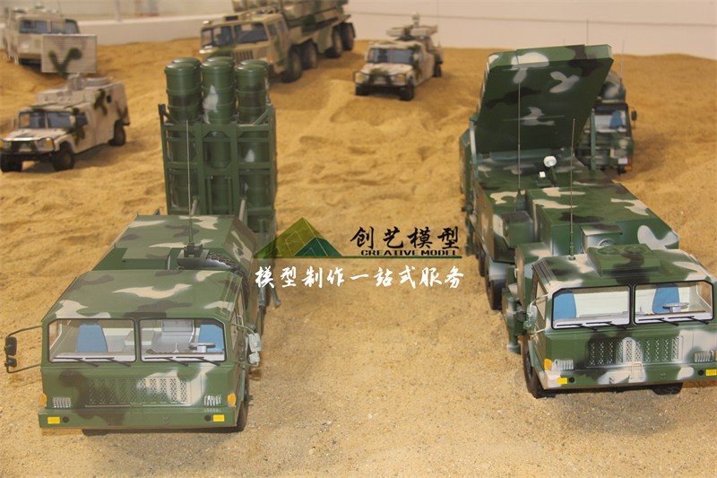 裝甲車(chē)導(dǎo)彈車(chē)演示沙盤(pán)