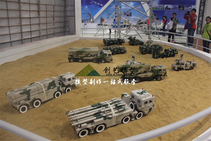 裝甲車(chē)導(dǎo)彈車(chē)演示沙盤(pán)