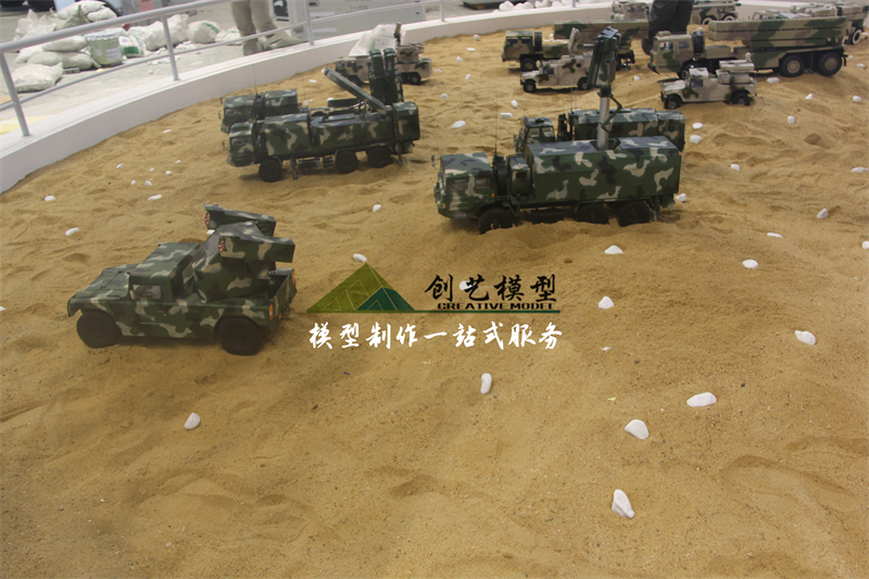 裝甲車(chē)導(dǎo)彈車(chē)演示沙盤(pán)