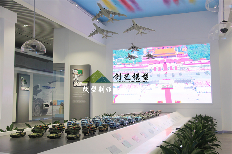 大閱兵車輛車隊模型-北京軍事博物館定制