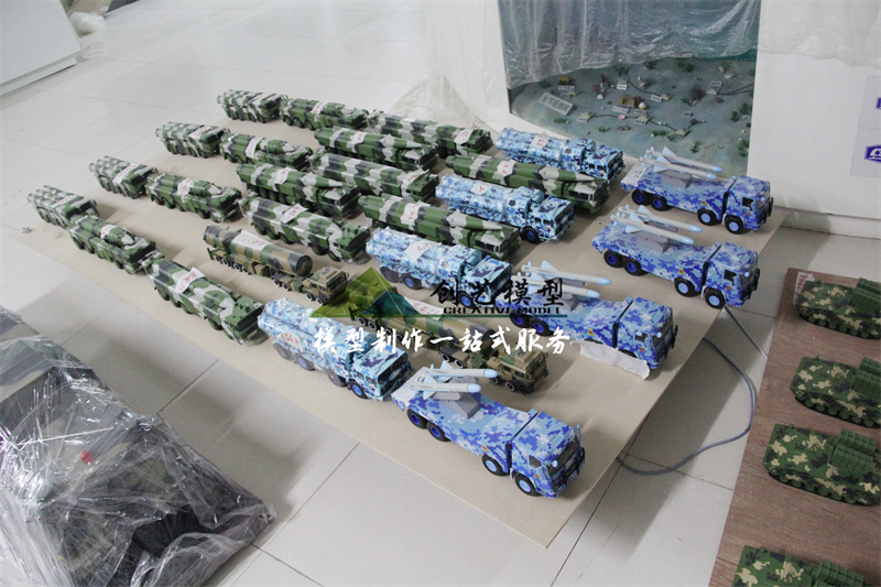 大閱兵車輛車隊模型-北京軍事博物館定制