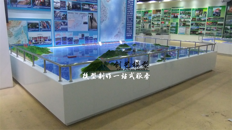 釣魚(yú)島地形軍事沙盤(pán)
