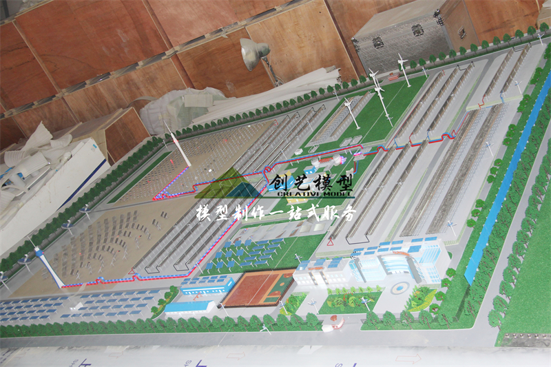 寧夏太陽能發(fā)電場模型