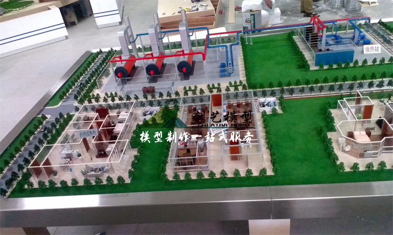 大龍供熱中心模型